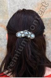 Hair Woman White Jewel Average